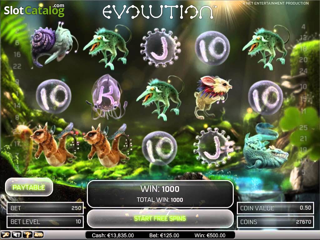 Игровой автомат Evolution в онлайн казино Плей Фортуна